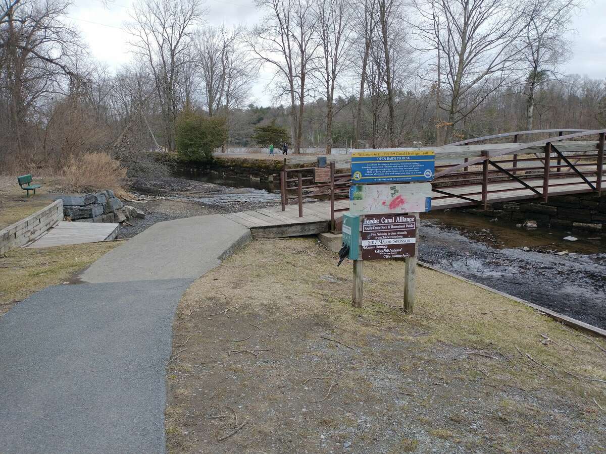 The western terminus for the Feeder Canal Heritage Trail is at Haviland Avenue in Glens Falls.