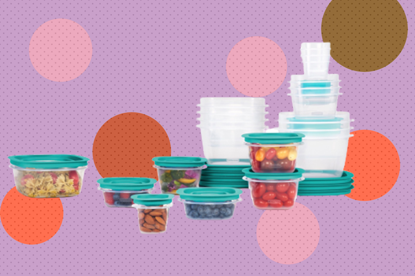 Properly store your food with this 42-piece Rubbermaid set for $25