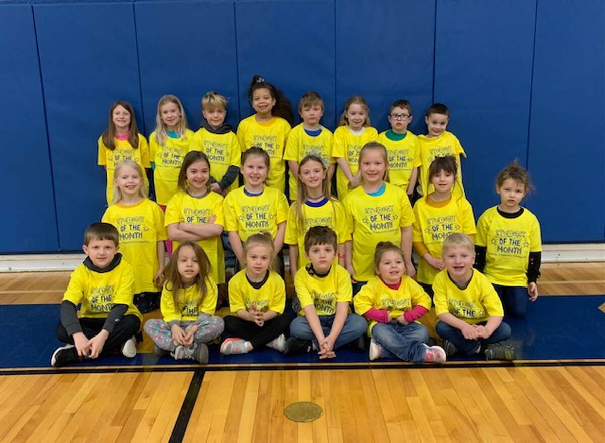 Morley Stanwood Elementary recently named its Students of the Month for March. Here are students from kindergarten through second grade. Back Row: Emery Walch, Hannah Engelsman, Jamison Walcheski, Victoria Dixon, Gauge McKenzie, Makenna Matthews, Keagan Knapp and Sebastian Garcia. Middle Row: Paisley Rinehart, Graycie Powers, Liliana Page, Madison Prins, Madilynn LaChance, Madison Marek and Ava Long. Front Row: Klifton Vredenburg, Emilly Colbert, Genevieve Miller, Waylon Kuikstra, Ariana Woodbury and Westyn Lintemuth. 