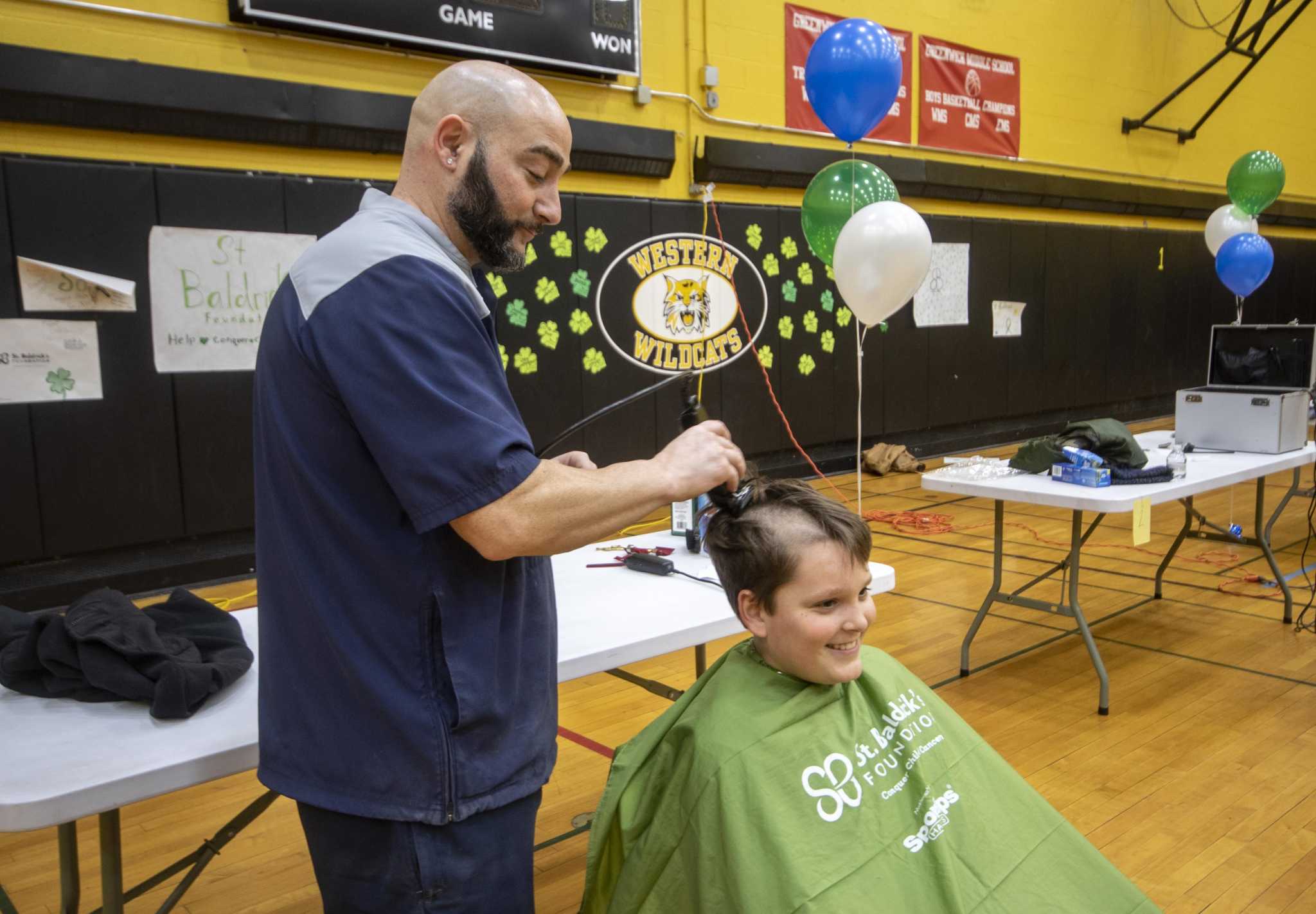 Volunteers at Greenwich's Western Middle School 'change up their hair' — a lot — for a good cause - Vimarsana News