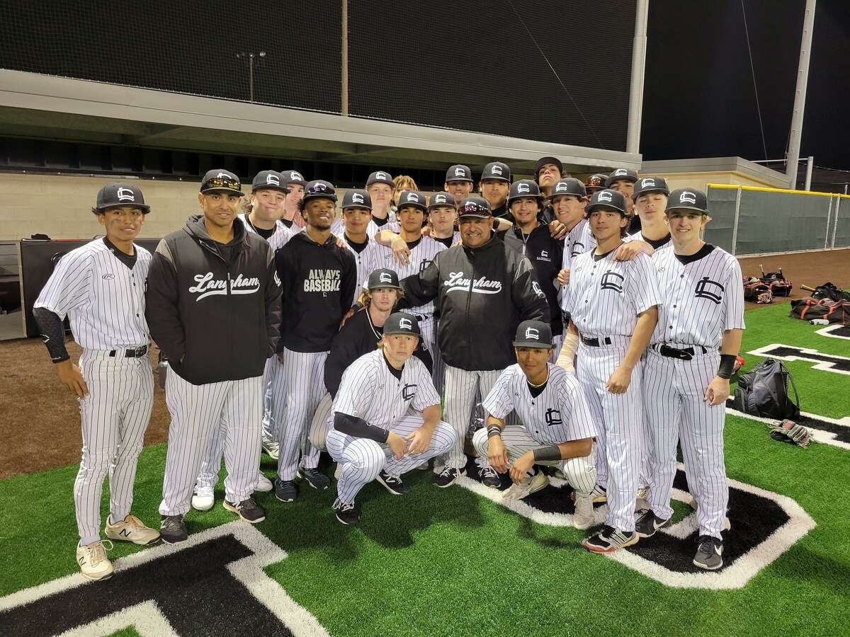 After Langham Creek beat host Cypress Springs in the first of a two-game series on Tuesday, March 23, the Lobos took a moment to recognize head coach Armando Sedeno for surpassing Woody Champagne as the winningest baseball coach in Cy-Fair ISD history.