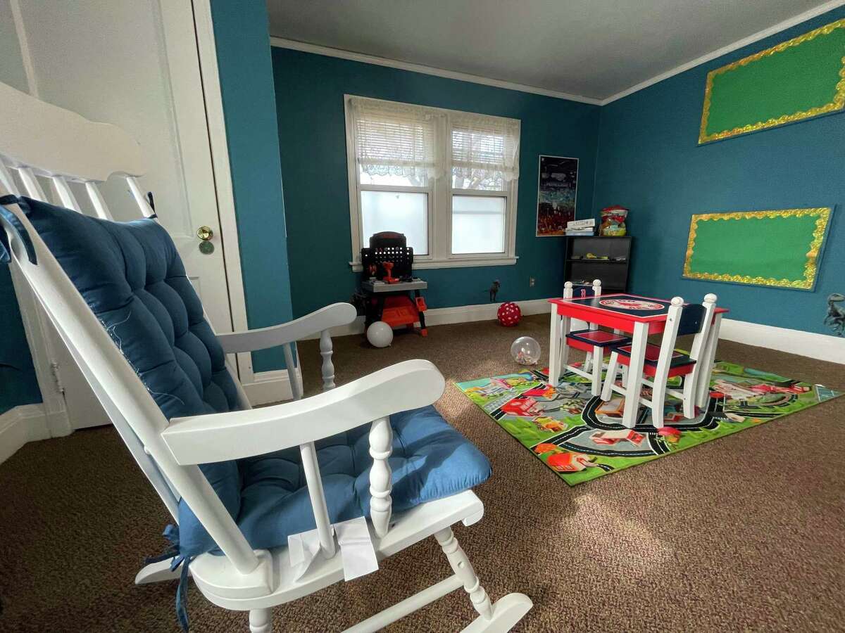 A visitation room inside the Quality Parenting Center at the Children's Center of Hamden.