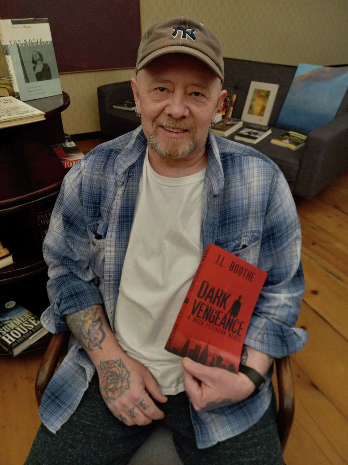 Torrington author explores ‘Dark Vengeance’ in first crime mystery novel
