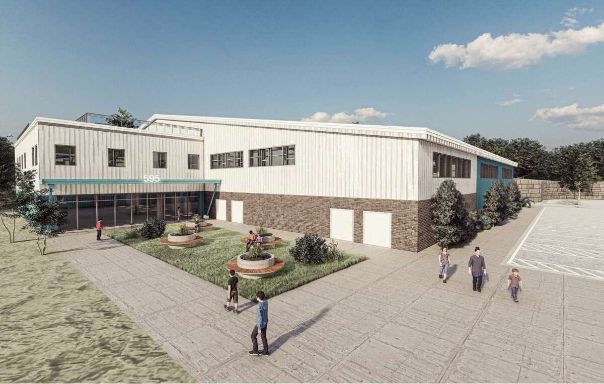 A rendering of the planned Wakeman Boys and Girls Club on Madison Avenue in Bridgeport’s North End.