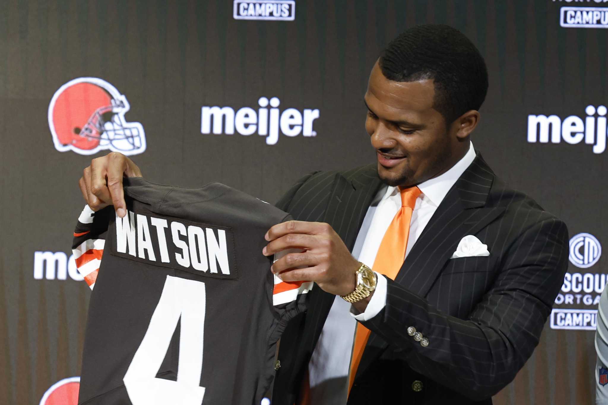 Browns sponsors mum on Deshaun Watson signing, await signals from team on  what to say - The Athletic