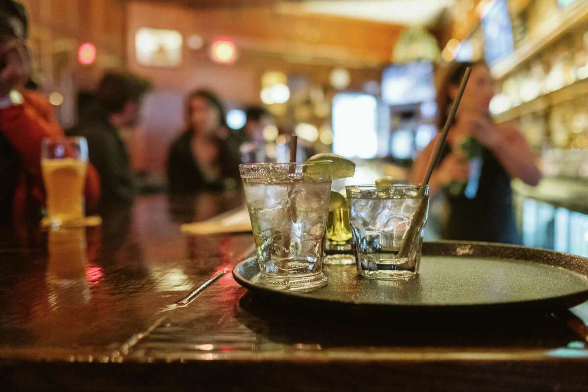 Happy hour isn’t what it was in downtown San Francisco bars before the pandemic, but it’s making a slow comeback, including at Sutter Station on Market Street.