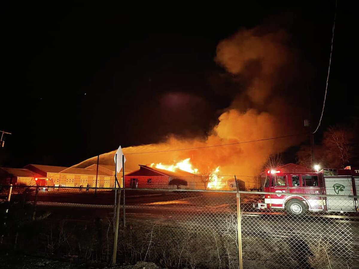 Fire destroyed Designtech Custom Interiors at 8570 Carter Road early Sunday morning. The cause of the fire is under investigation.