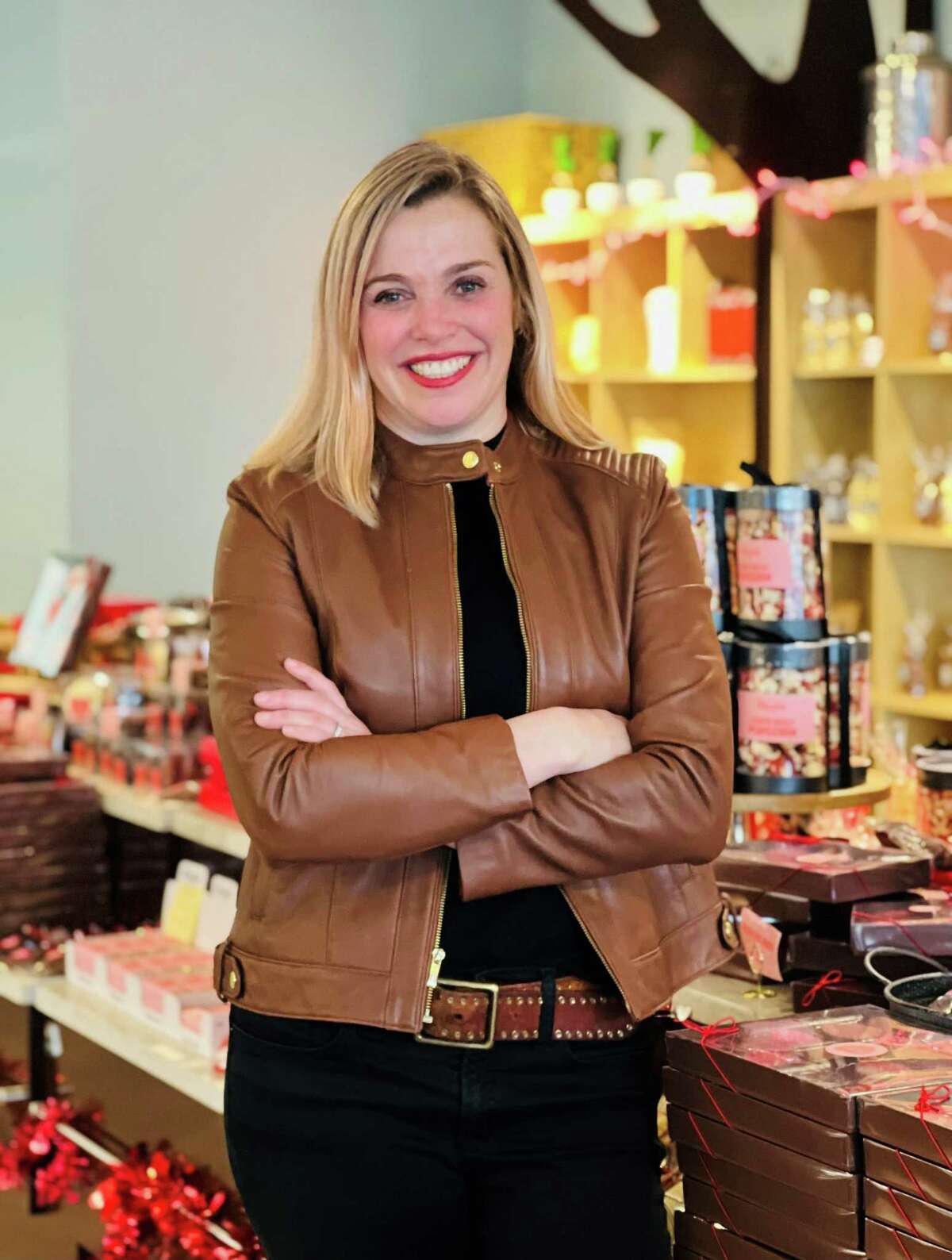 Molly Voorhees, president of The Chocolate Bar, will open Winfield’s Chocolate Bar this summer at The Centre at River Oaks.
