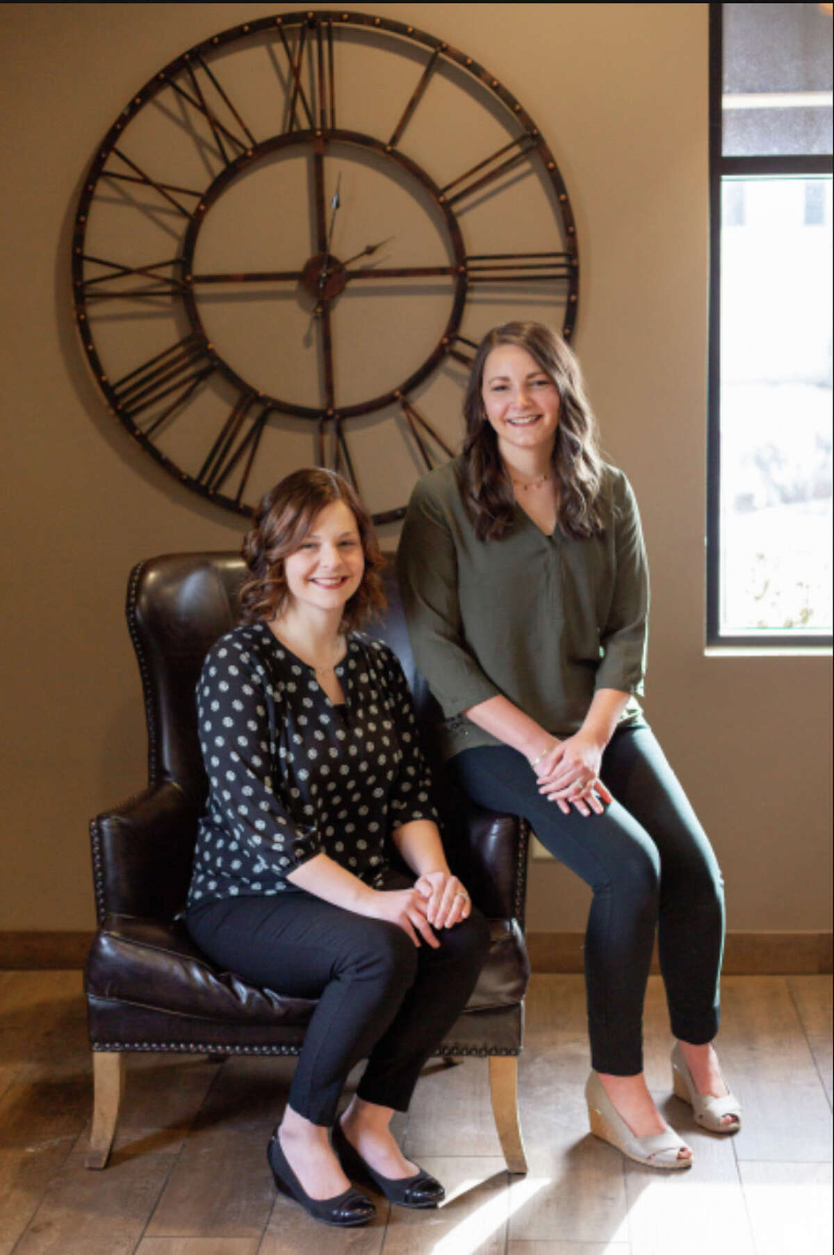 Morgan Bechler and Kayleen Allred are preparing to open a private daycare in Bad Axe. 