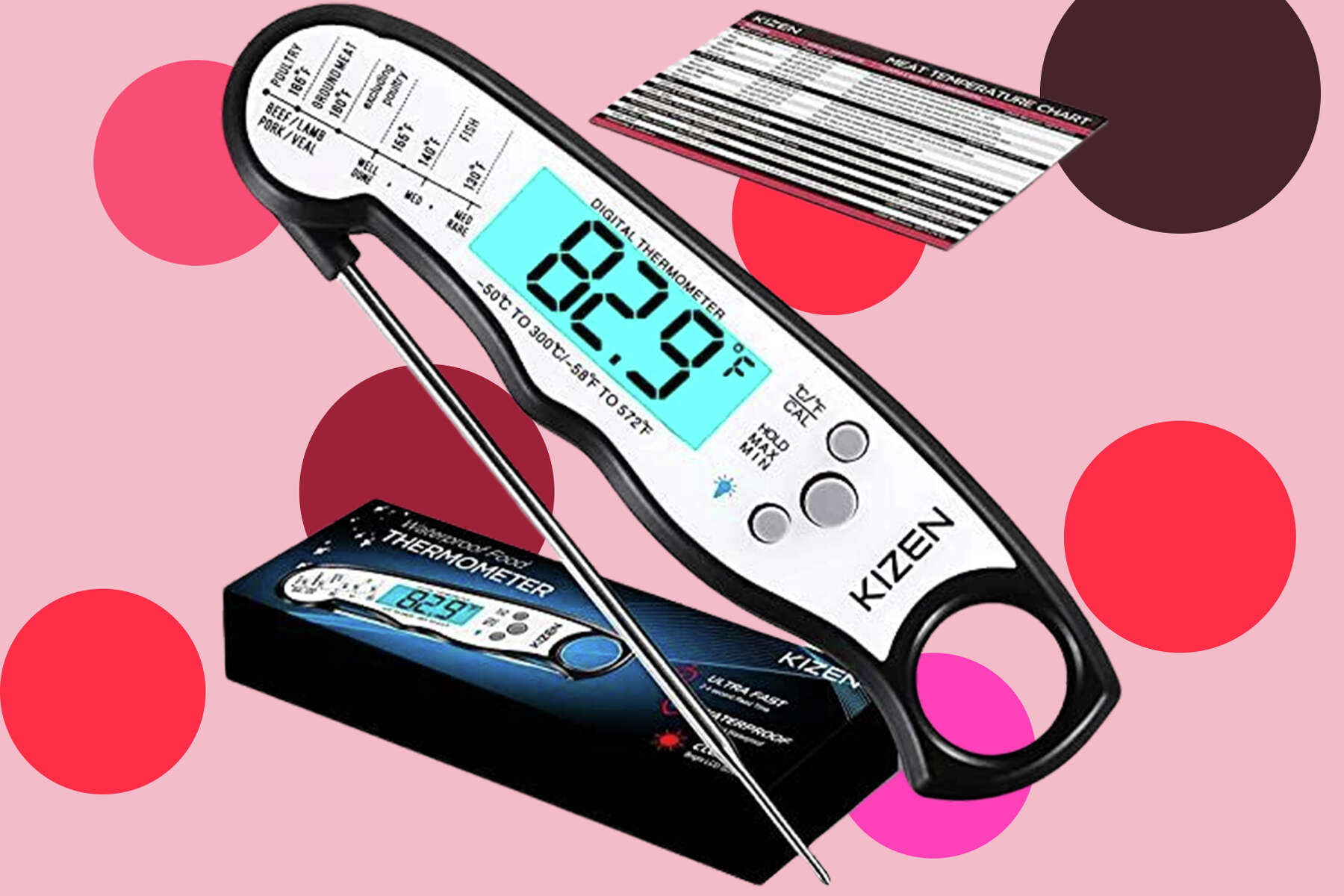 KIZEN Digital Meat Thermometer, Top 4 Chosen For You!