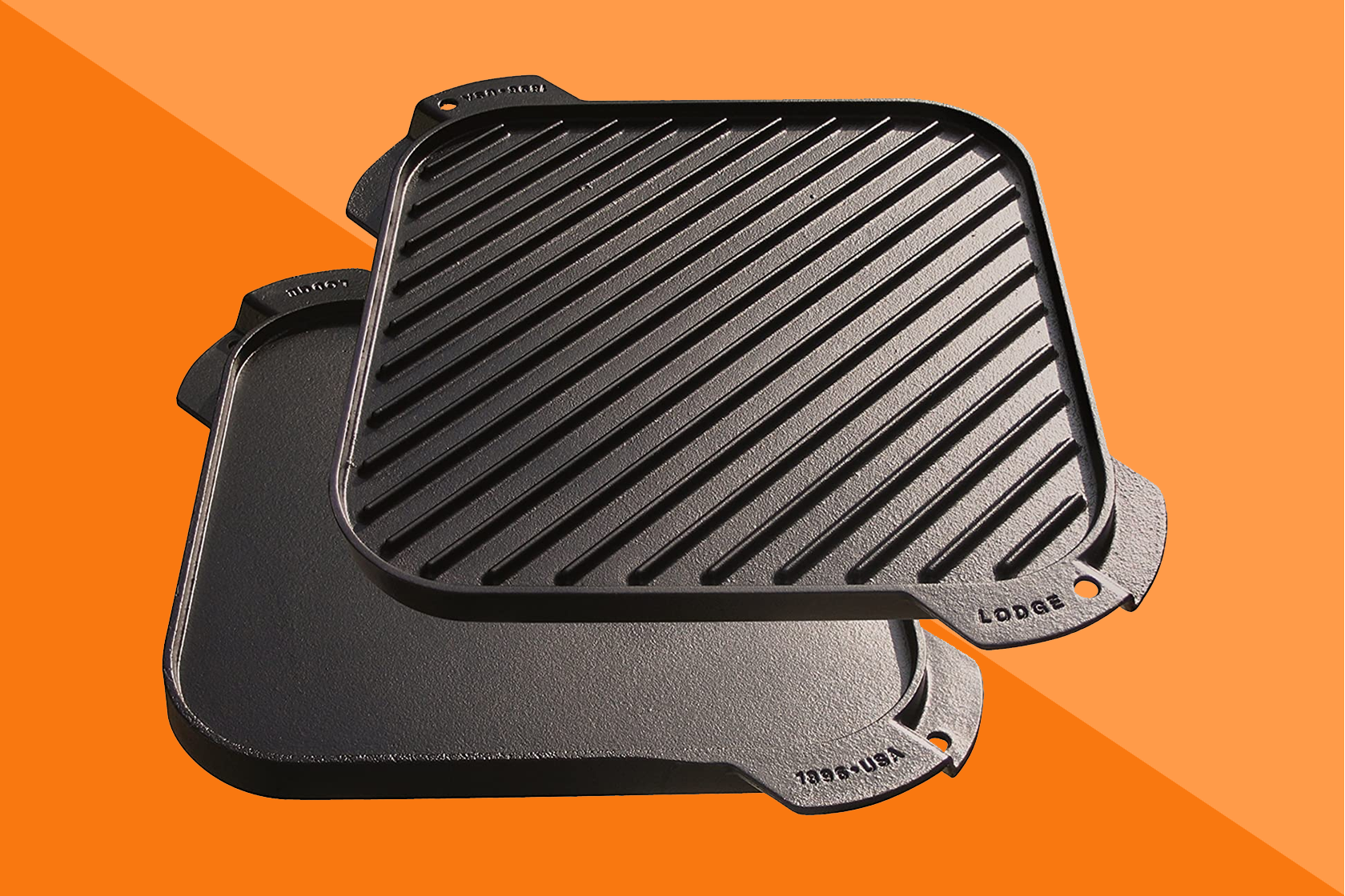 Kick off summer grilling season early with this Lodge cast iron griddle