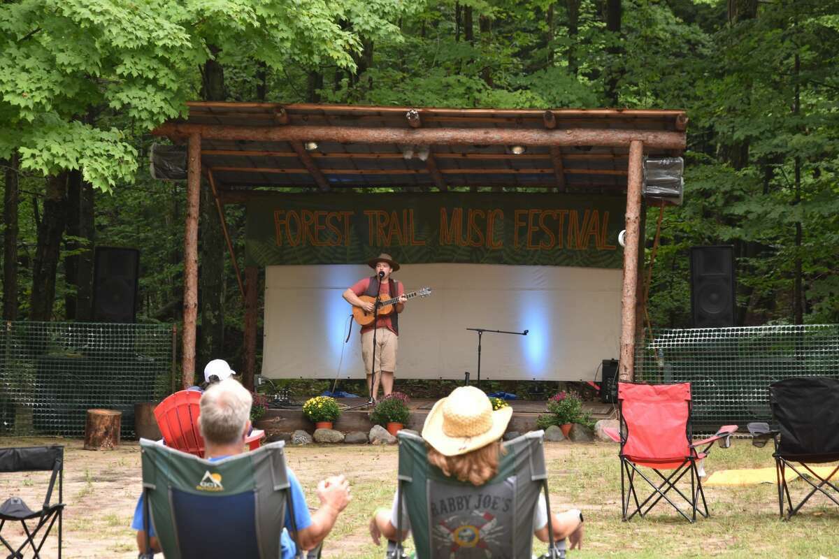 Between 220 to 250 people attended the second annual Forest Trail Music Festival in Free Soil to hear performances by artists like Ben Traverse. 