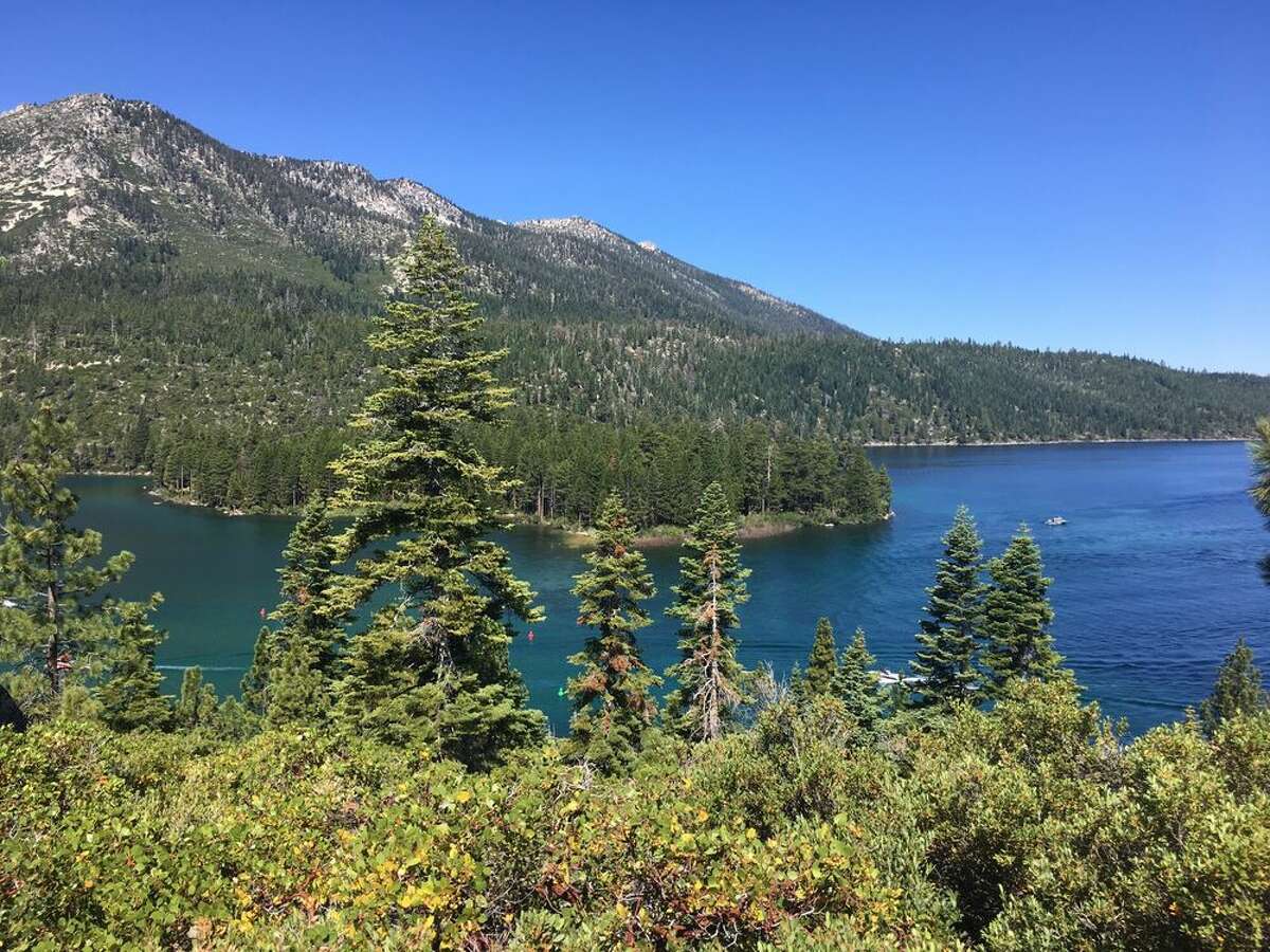 A view of the lake from Eagle Point Campground.