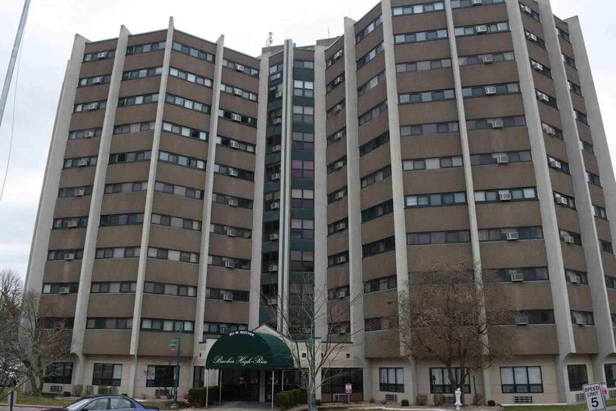 An apartment at Beecher Hi-Rise was extensively damaged by fire Tuesday morning.