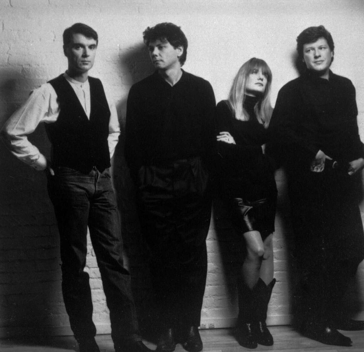 FILE--The Talking Heads, shown in this 1988 file photo, are from left, David Byrne, Jerry Harrison, Tina Weymouth and Chris Frantz.