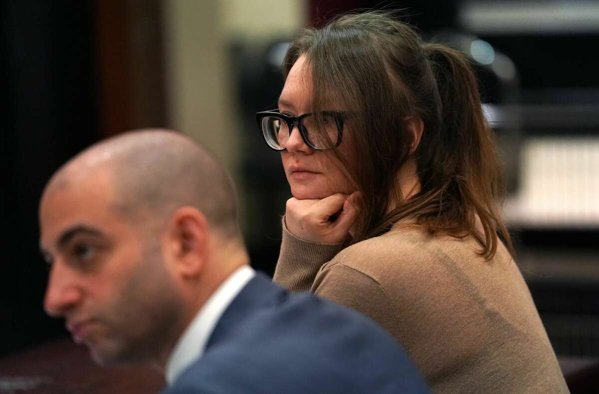 Anna Sorokin, better known as Anna Delvey, is seen in the courtroom during her 2019 trial. The 31 year old who posed as a German heiress continues to make headlines for her bid to fight deportation and her newfound success as an artist.