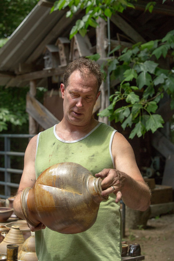 Woodbridge Artist's Fire Produces Perfect Pottery, Flaws and All