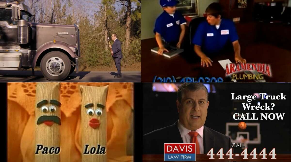 Images of some of San Antonio's most annoying commercials, according to Express-News readers. 