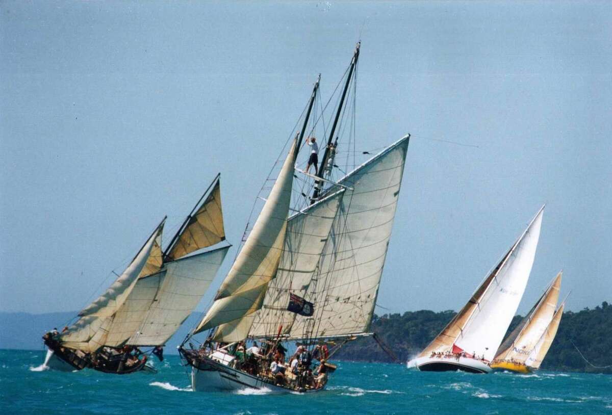 An image of schooners flying over the water from the Connecticut Schooner Festival website.