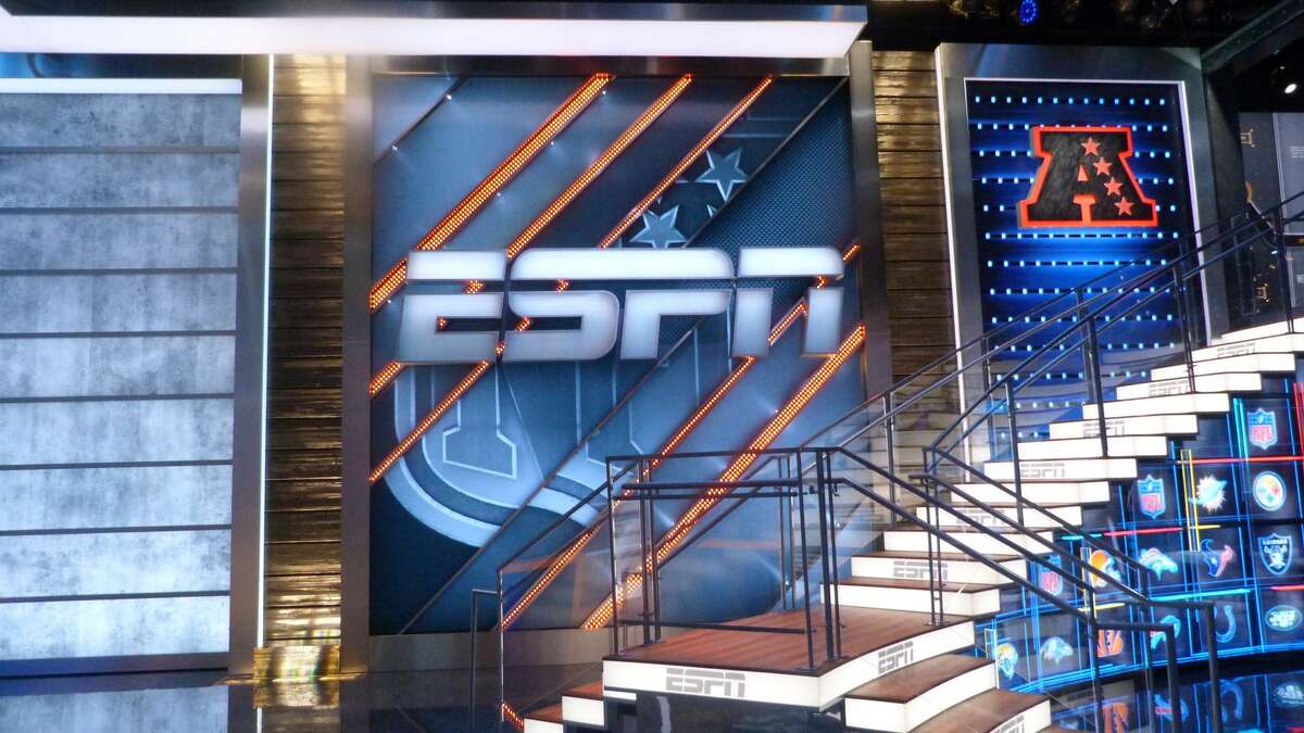 ESPN's new football studio. All photos by Corinne Ofgang unless otherwise noted.
