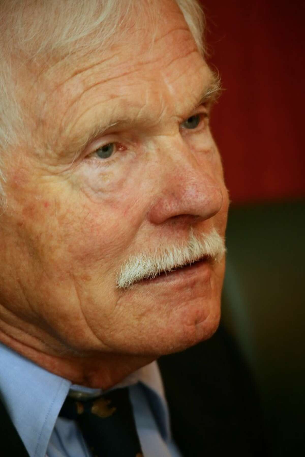 Ted Turner on Thursday, May 22, at his new Ted's Montana Grill in Hartford.