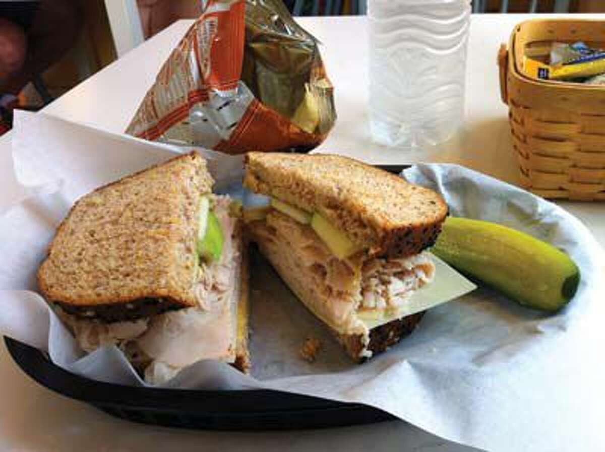 Coriander's Turkey Apple Sandwich is just one of the many lunchtime treats.