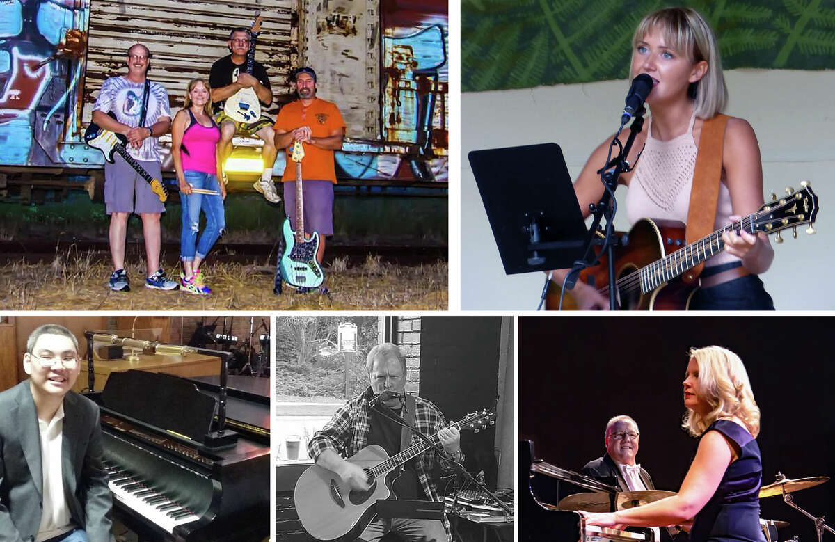 The Manistee News Advocate started publishing a "Spotlight on Manistee County Musicians" series on Feb. 28. A different musician or group is featured every Monday. So far, (top row, left to right) Junk Monkey, Meg Gunia, (bottom row) Eric Kimm, Tim Krause, and the duo Carrie and Roger have been featured. 