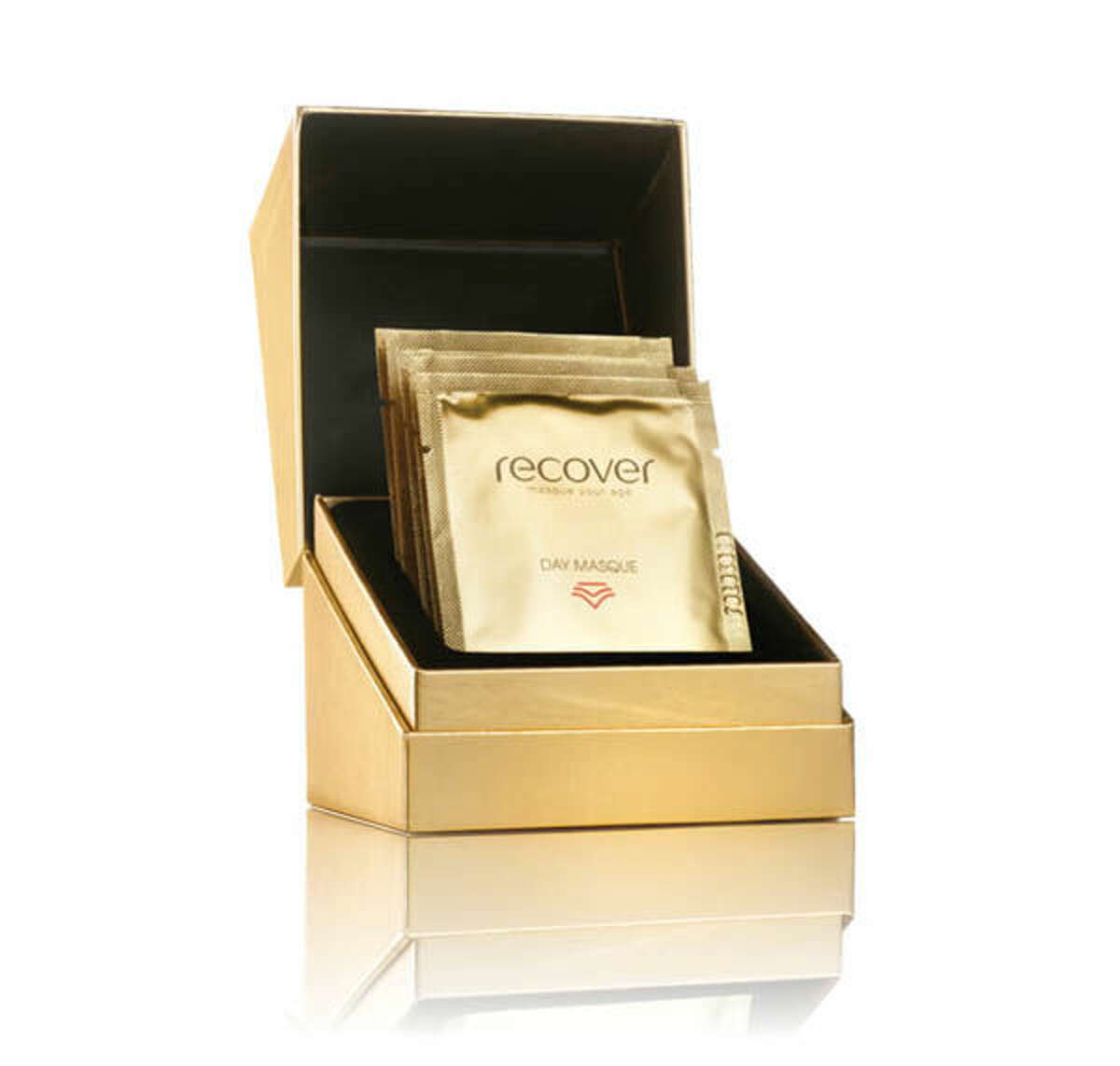 SEACRET Recover Day Masque 8-pack, also known as Botox in a box, diminishes the appearance of fine lines and wrinkles with results in 15 minutes. $122.99 (VIP customer price) from Naomi Martinez Studio, Hartford, 860-232-8900, SalonNaomi.com.