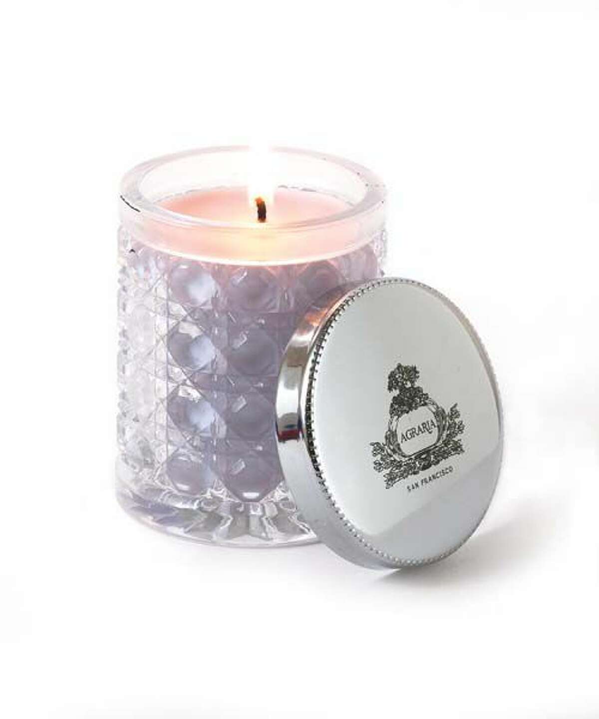 Agraria lavender and rosemary candle, $35, at D.K. Schulman Design, New Preston. www.dkschulmandesign.com