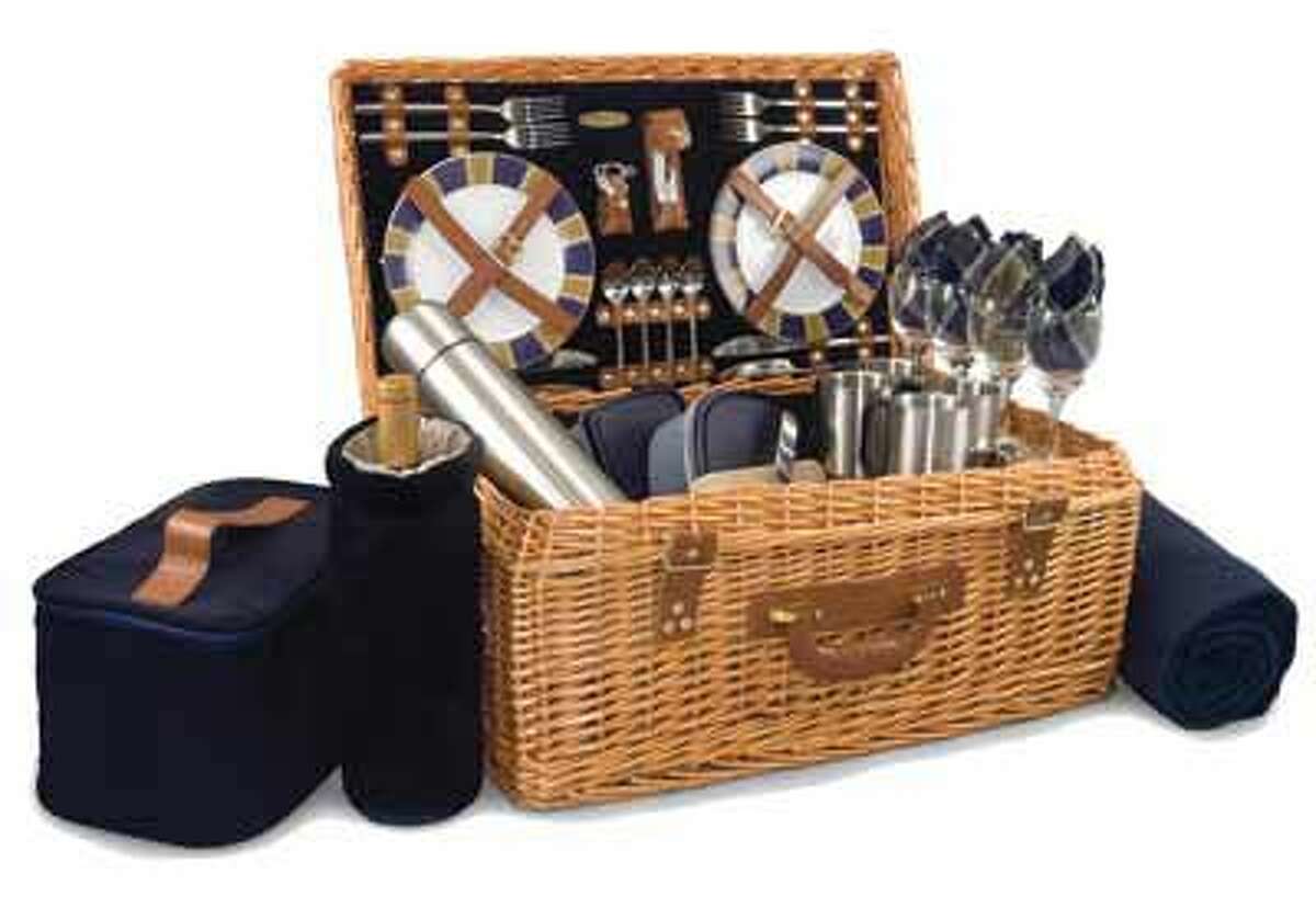 Windsor Picnic Basket from Bed, Bath & Beyond, $289.99,  available at bedbathandbeyond.com.  