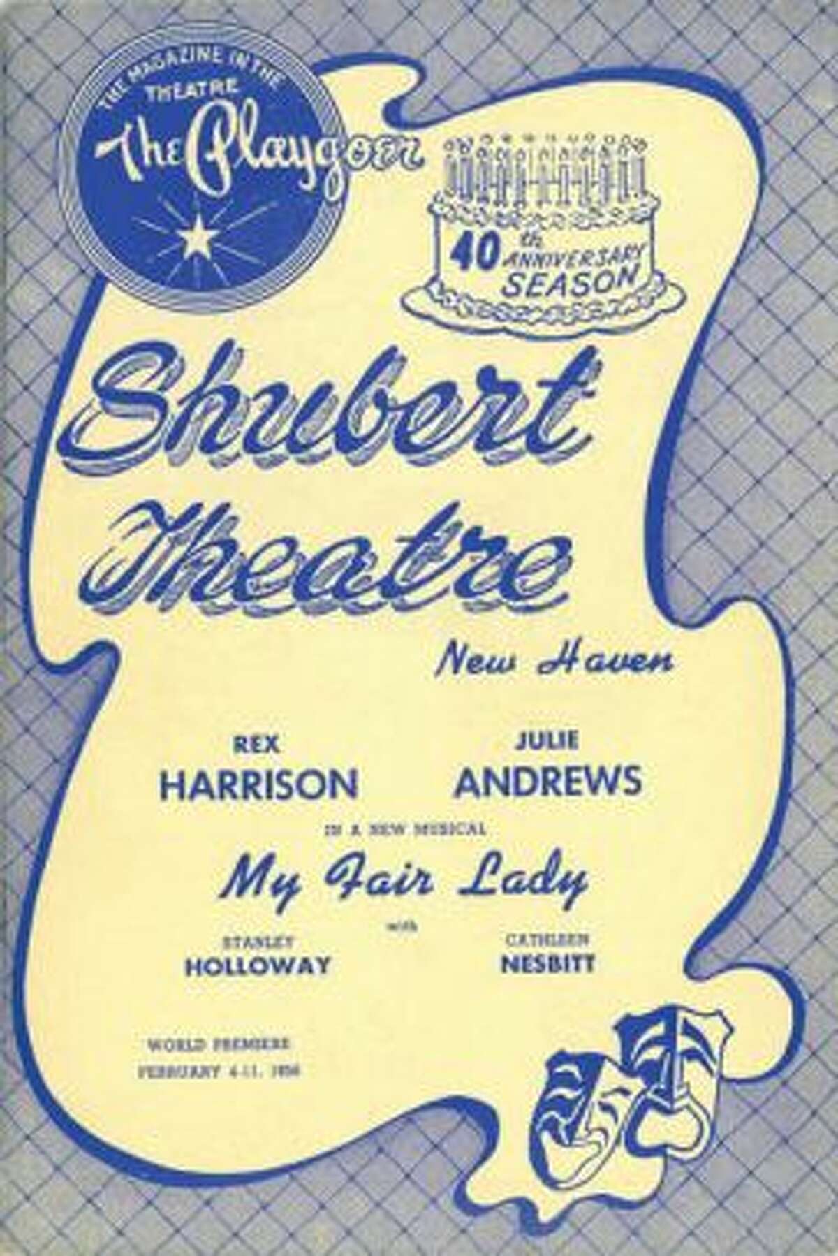 The "My Fair Lady" playbill, 1956