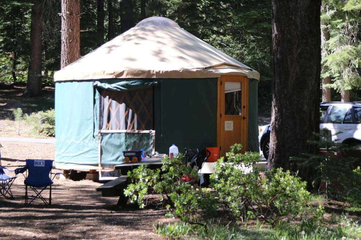 A William Kent Campground yurt.