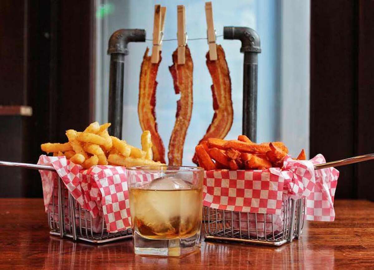 Bacon strips and fries