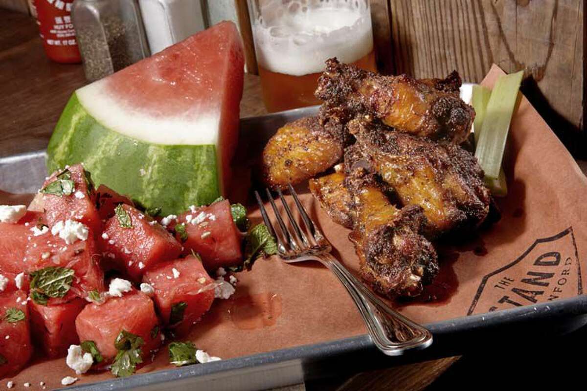 The Stand_ChickenWings Watermelon Salad