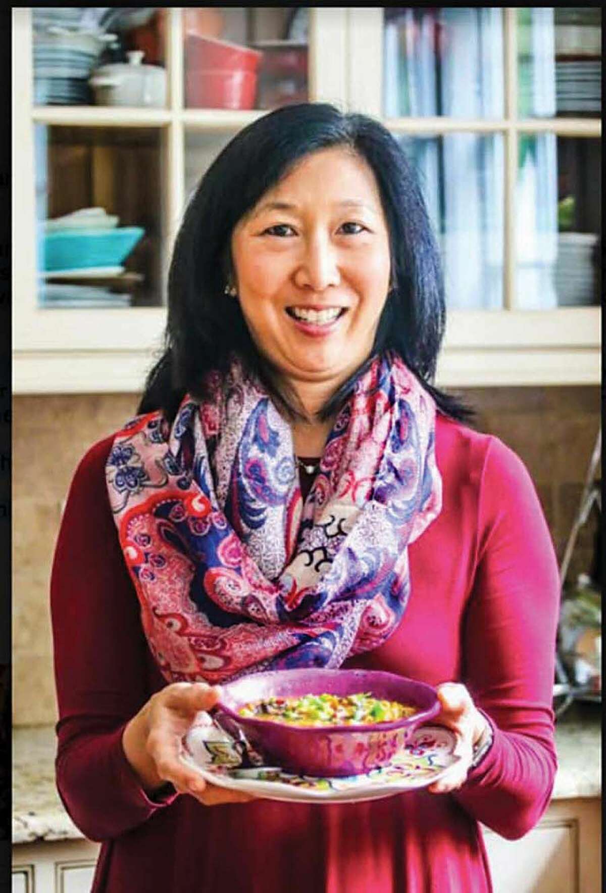 Jeanette Chen in her kitchen.