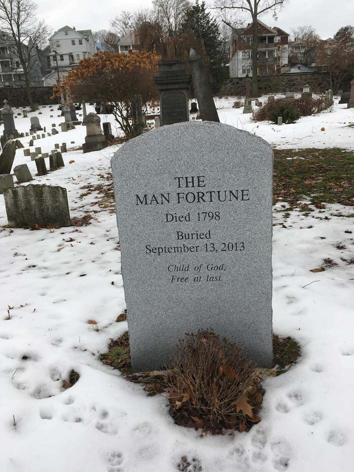 Fortune's grave.