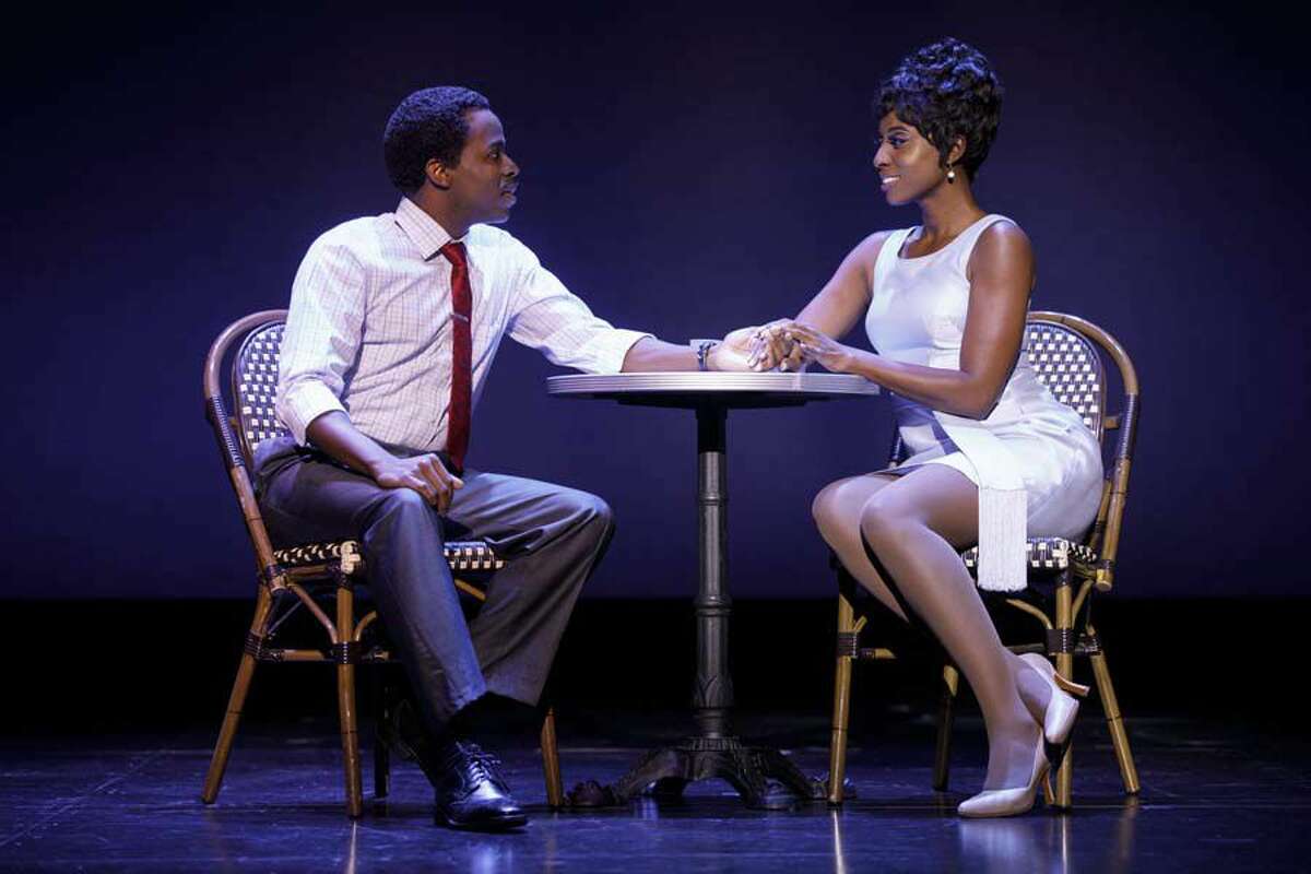 Kenneth Mosley as Berry Gordy and Trenyce as Diana Ross in Motown the Musical.