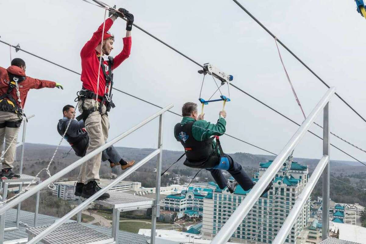 Foxwoods Resort Casino unveils the HighFlyer Zipline