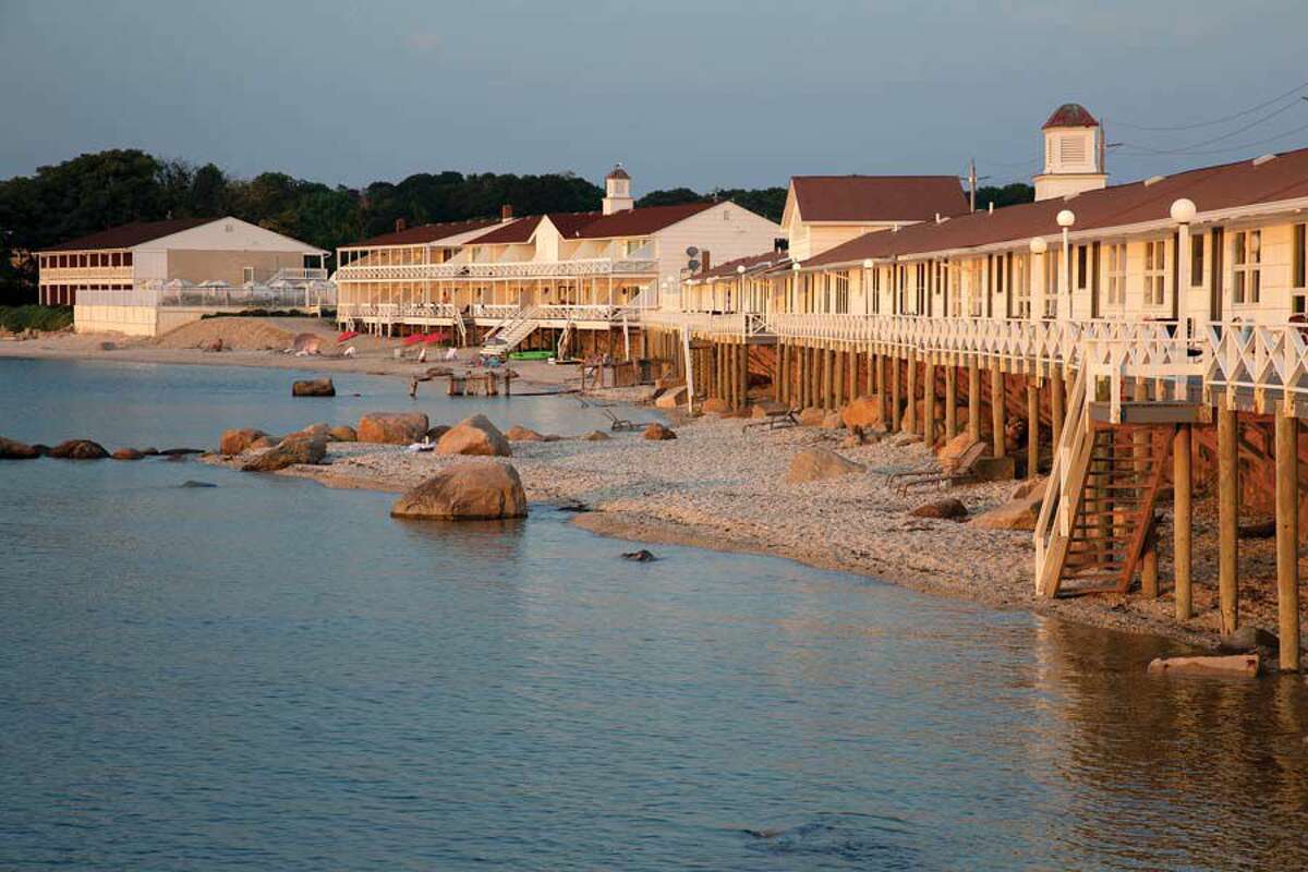 The Sound View hotel in Greenport, N.Y., offers stunning views of Long Island Sound.