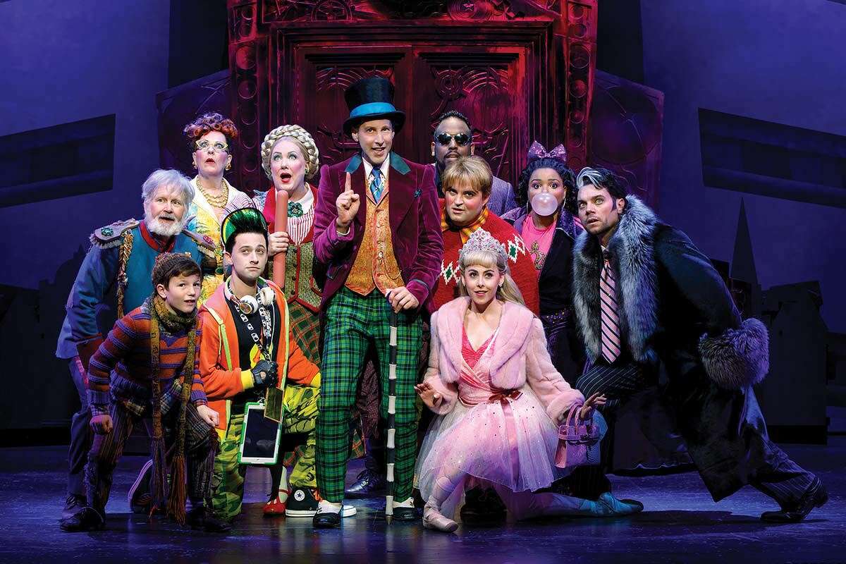 Noah Weisberg plays Willy Wonka in Roald Dahl’s Charlie and the Chocolate Factory at The Bushnell in Hartford.