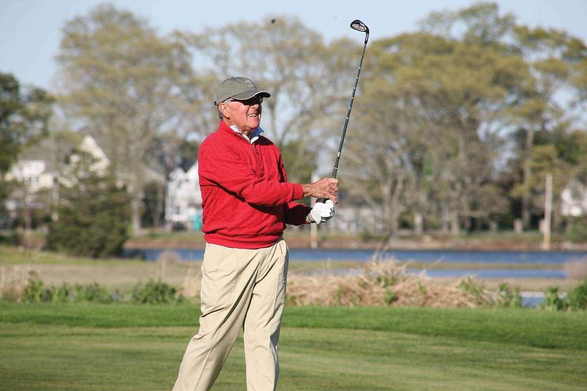 Dick Siderowf, 82, of Westport still knows his way around the links.