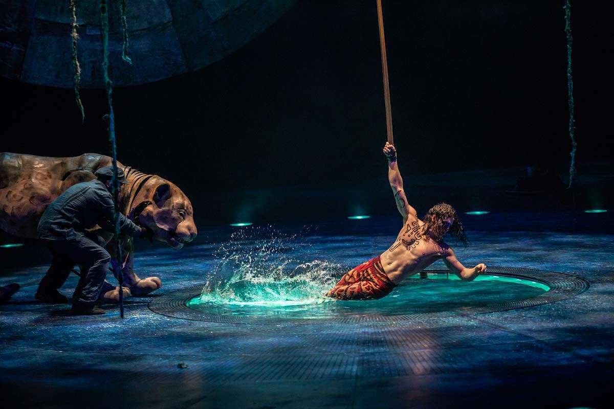 Storrs native Stephen Brine in Cirque du Soleil's Luzia, coming to Hartford in June.