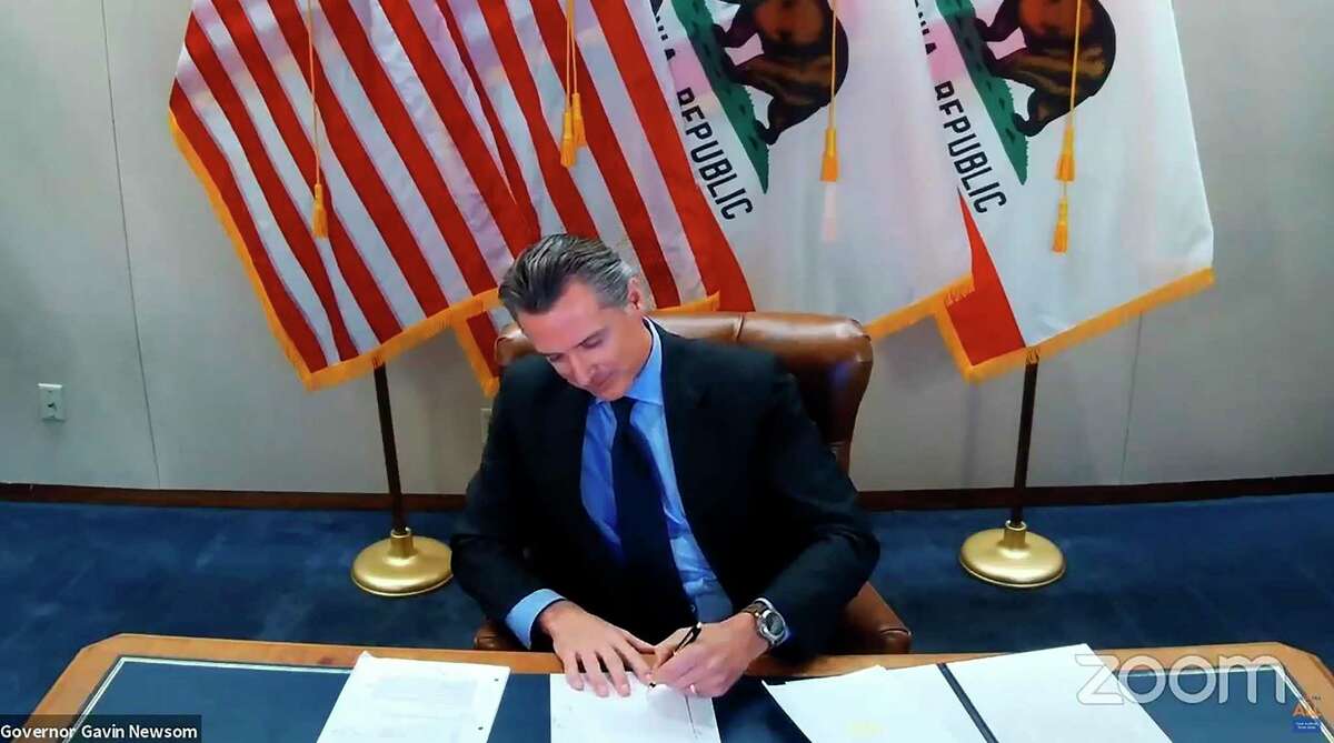 Gov. Gavin Newsom signs into law in September 2020 a bill that establishes a task force to come up with recommendations on how to provide reparations to Black Americans.