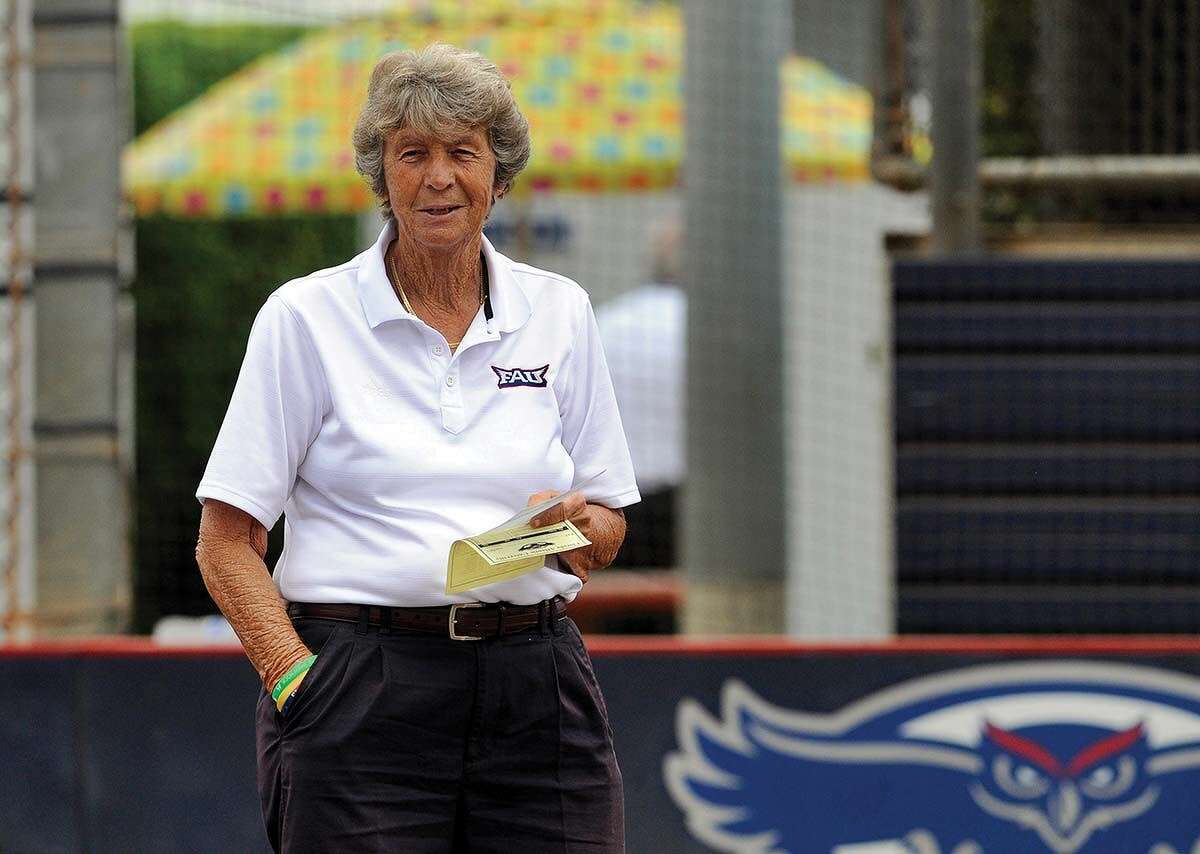 Joan Joyce is the only softball coach in Florida Atlantic University history (the program started in 1995). She also coached the women’s golf team from 1996-2014.