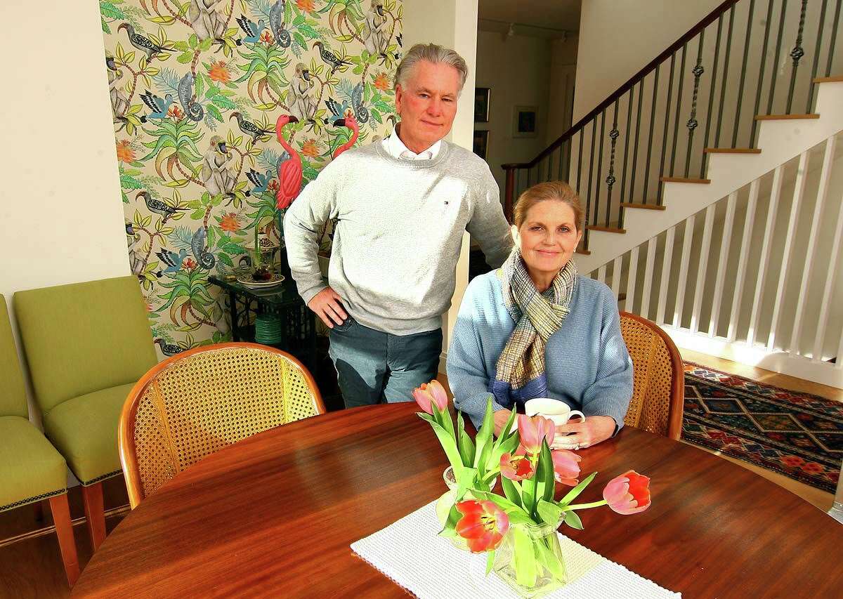 Designing their dream: After a 2017 fire badly damaged their original home, architect Michael McKinley and interior designer Kathy Calnen went in a modern new direction with the rebuild.