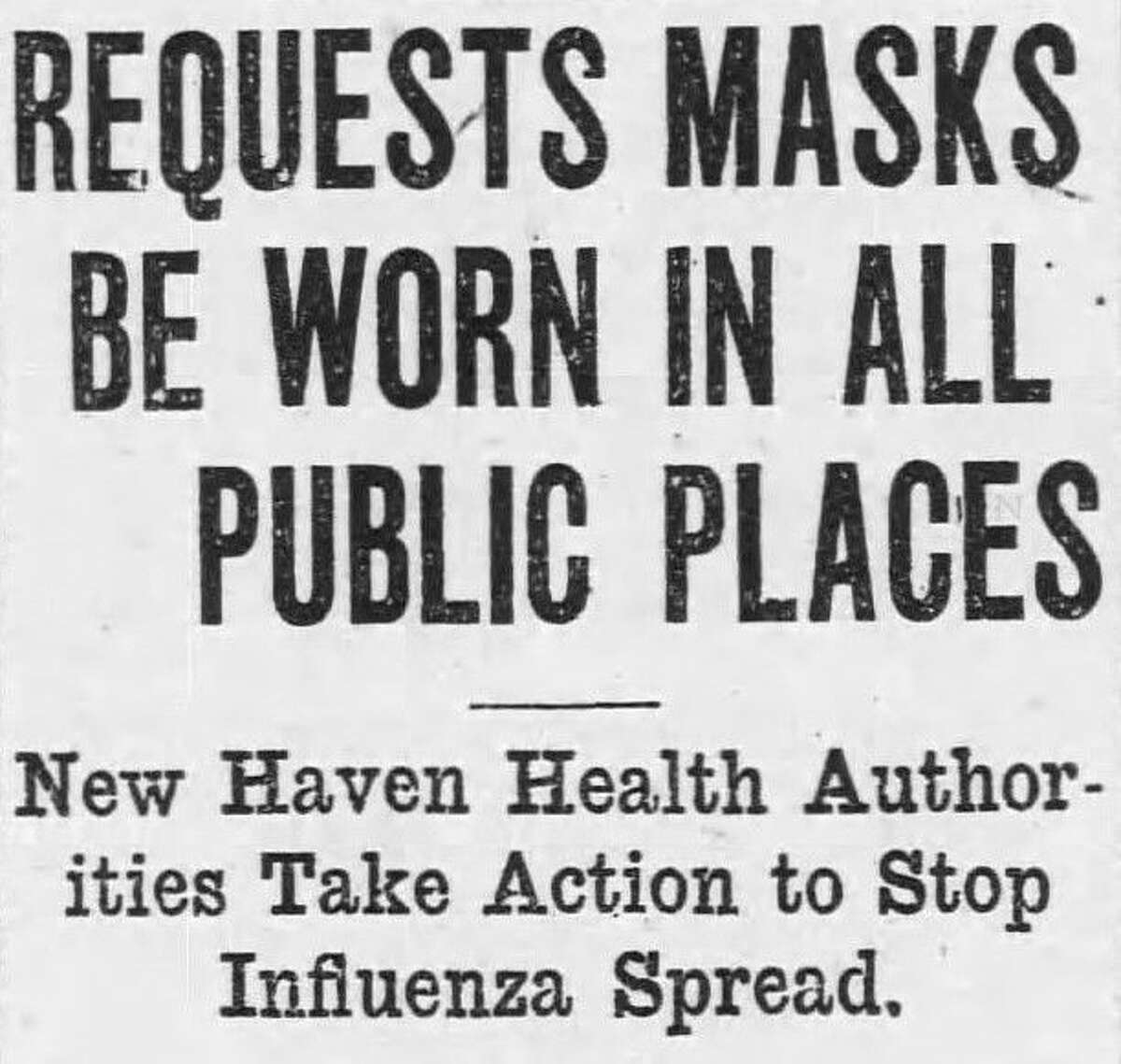 A headline from the Republican Farmer from Oct. 4, 1918. 