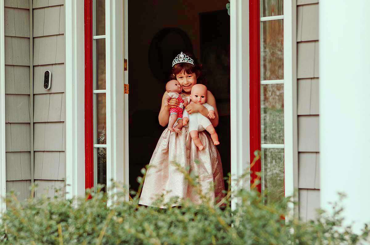 Newtown photographer Kori Doss recently completed what she calls her “PORCHrait Project,” in which she captured family portraits of neighbors living through the COVID-19 pandemic.