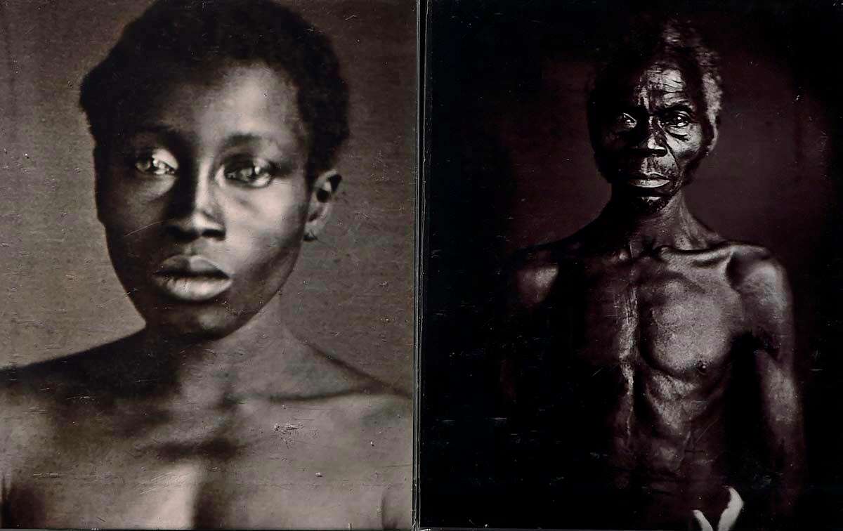 The photographs of Renty and Delia were taken in Columbia, South Carolina when both individuals were enslaved in 1850. They were commissioned by Louis Agassiz, a Swiss-born zoologist and Harvard professor, who was a proponent of a discredited and racist theory that black and white people had separate origins, and black's were intellectually and physically inferior.