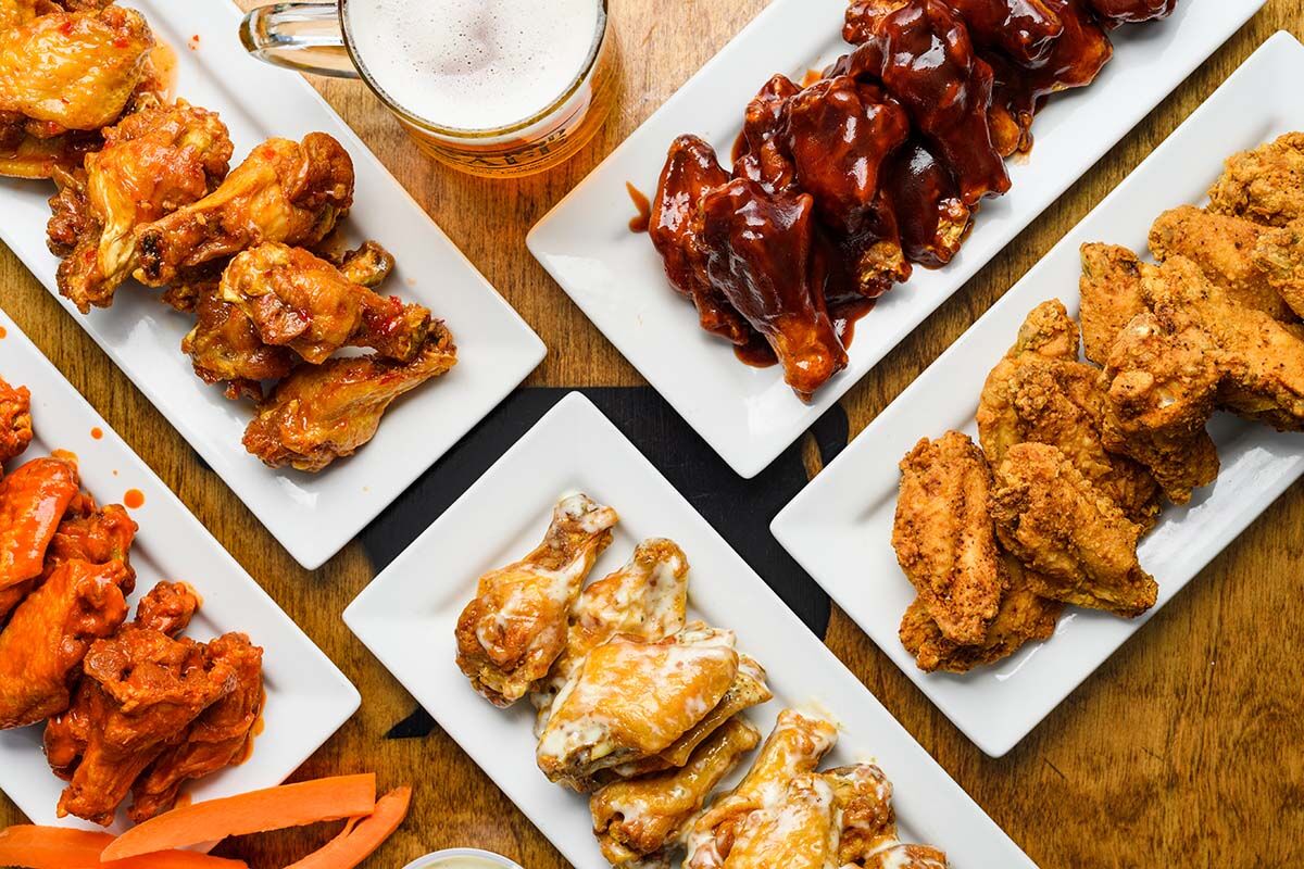 The wings are fire at Hot Rod Cafe in New London