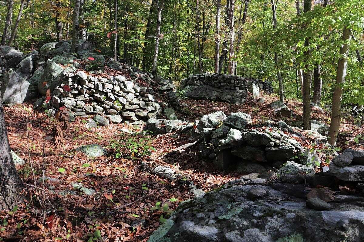 The mysterious stone structures at Hartman Park in Lyme.